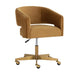 Sunpan Claren Velvet Fabric Swivel Office Chair