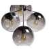 Sunpan Modern Kamara 24" Wide 4-Light Brass Globe Chandelier