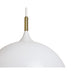 Sunpan Lohn 23" 1-Light Matte Black Dome Pendant