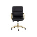 Sunpan Kleo Faux Leather Adjustable Swivel Office Chair