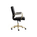 Sunpan Kleo Faux Leather Adjustable Swivel Office Chair