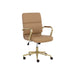 Sunpan Kleo Faux Leather Adjustable Swivel Office Chair