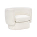 Sunpan Valence Maya White Fabric Armchair