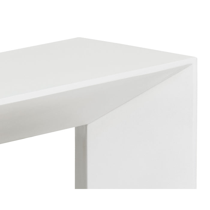 Sunpan Nomad Indoor and Outdoor Concrete Bench