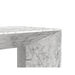 Sunpan Nomad Outdoor White Marble Coffee Table