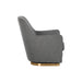 Sunpan Marcela Belfast Koala Grey Swivel Lounge Chair 