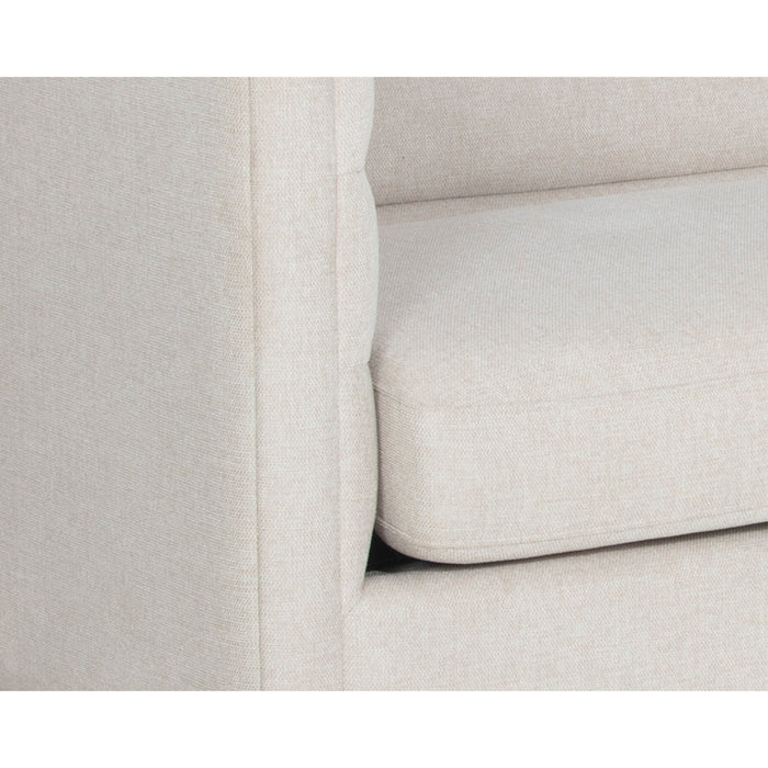 Sunpan Talbot White Sofa 