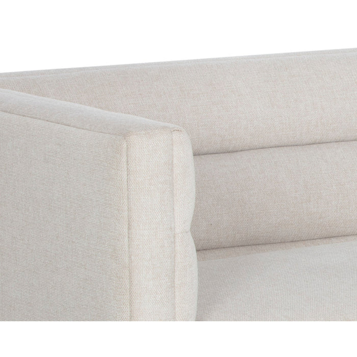 Sunpan Talbot White Sofa 