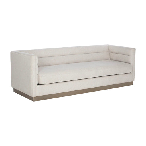 Sunpan Talbot White Sofa 