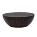 Sunpan Kinsley Handcrafted Small Round Wood Coffee Table