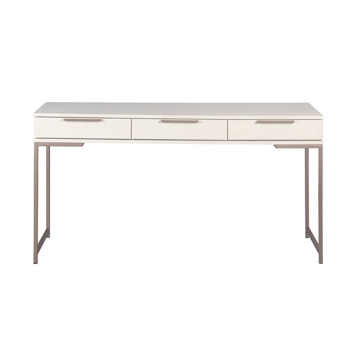 Sunpan Rebel Sustainable Cream Solid Oak Wood Desk