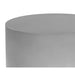 Sunpan Perfetti Round Grey Ombre Concrete End Table 