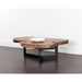 Sunpan Wyatt Sustainable Unique Shape Wood Coffee Table