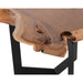 Sunpan Wyatt Sustainable Unique Shaped Wood Top Side Table