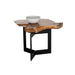 Sunpan Wyatt Sustainable Unique Shaped Wood Top Side Table