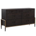 Sunpan Weldrick Brown Acacia Wood Veneer Dresser 