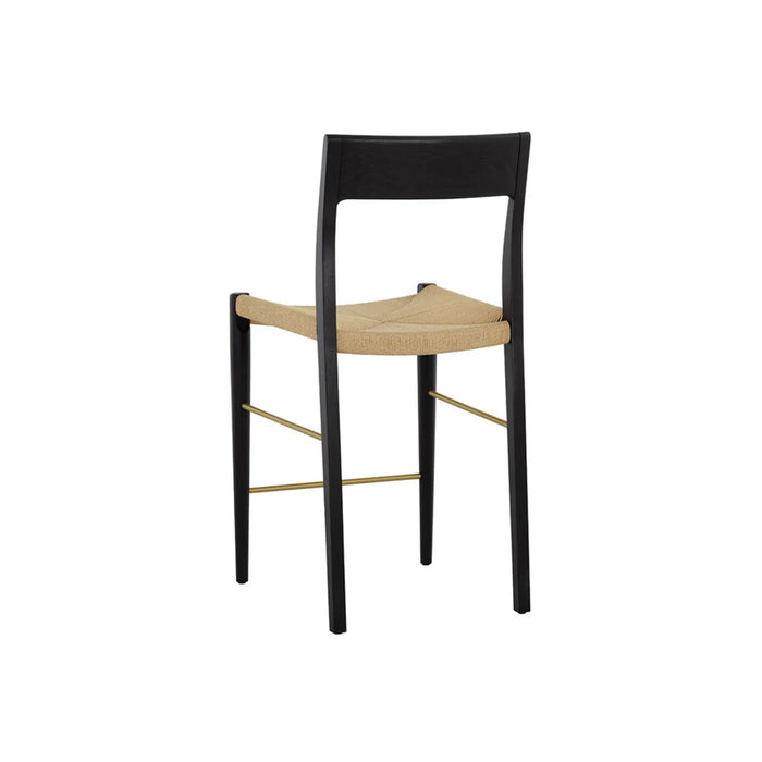 Sunpan Bondi Black Counter Stool