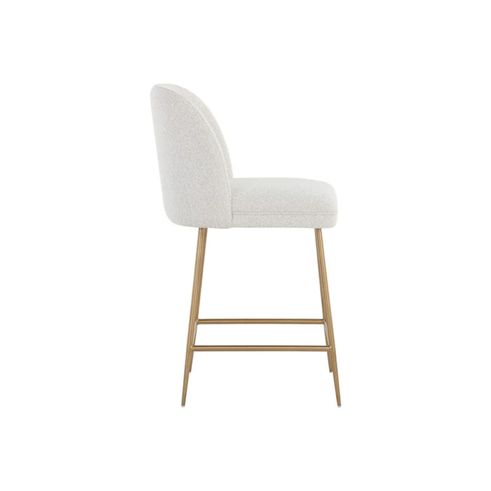 Sunpan Kelty White Counter Stool