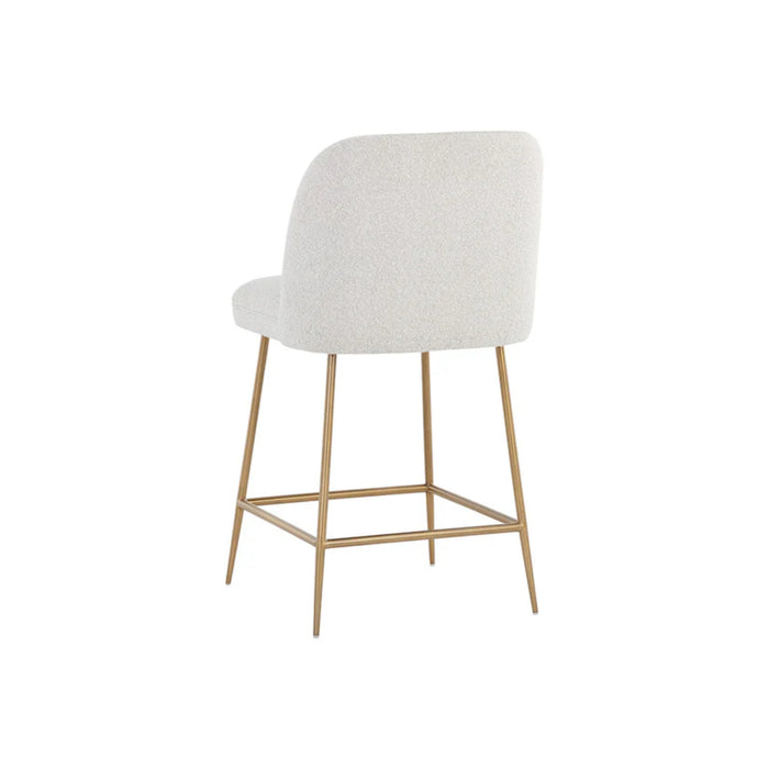 Sunpan Kelty White Counter Stool