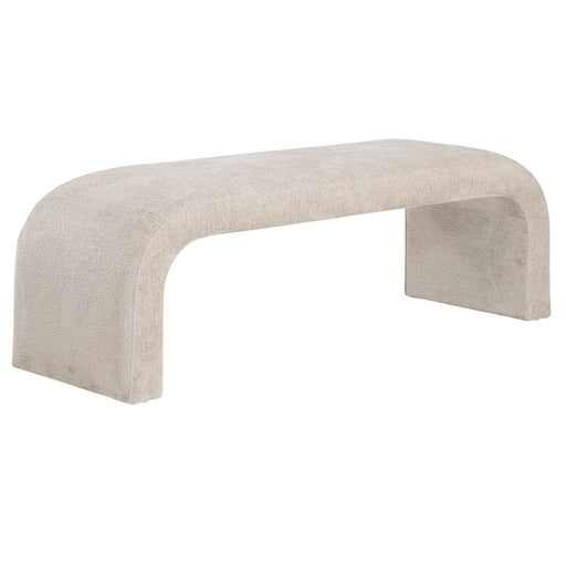 Sunpan Nahara Fully Upholstered Fabric Bench