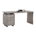 Sunpan Lewis Dark Brown Solid Acacia Wood Desk