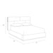 Sunpan Beckham Black Upholstered Queen Size Bed Frame