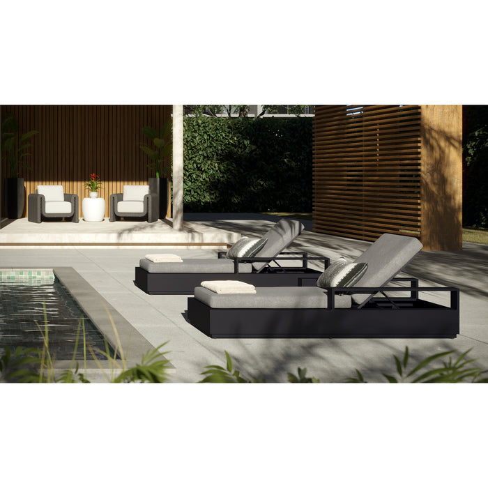 Sunpan Iolite Indoor and Outdoor Round Concrete End Table