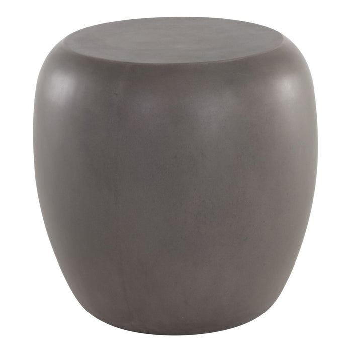 Sunpan Iolite Indoor and Outdoor Round Concrete End Table