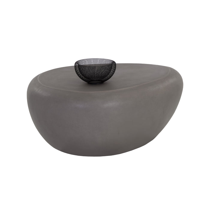 Sunpan Corvo Indoor and Outdoor Unique Shaped Concrete Coffee Table