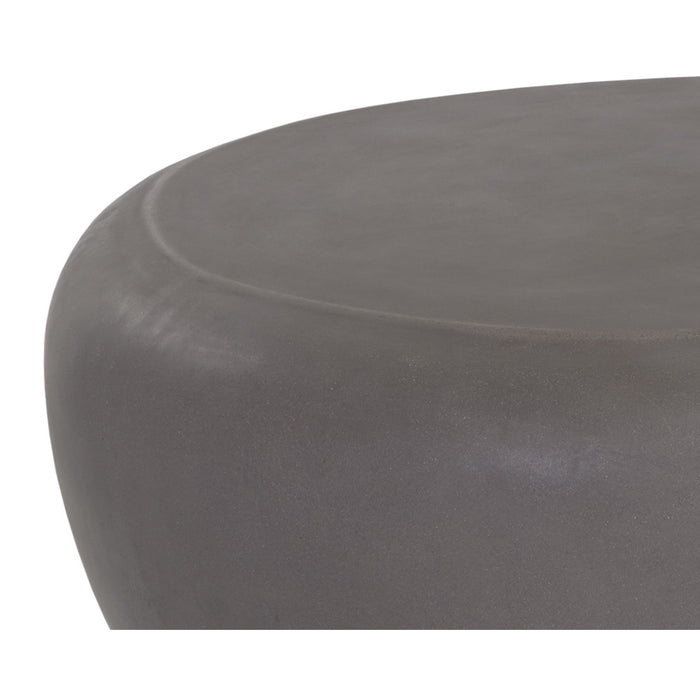 Sunpan Corvo Indoor and Outdoor Unique Shaped Concrete Coffee Table