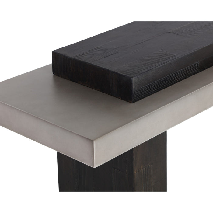 Sunpan Herriot Indoor and Outdoor Concrete Console Table