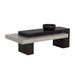 Sunpan Herriot Indoor and Outdoor Wood Base Coffee Table