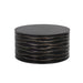 Sunpan Corey Indoor and Outdoor Round Black Concrete Coffee Table