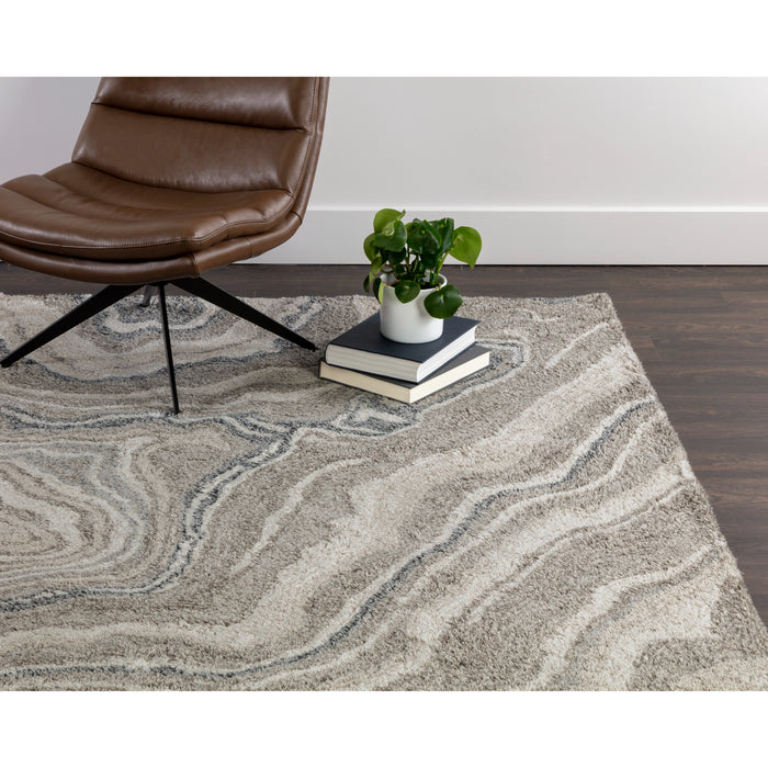 Sunpan Loretto Modern Hand-Tufted Wool Area Rug