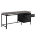 Sunpan Norwood Grey Concrete Top Wood Base Desk 