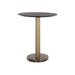 Sunpan Artezia Monaco Bronze Brown Modern Marble Bar Table