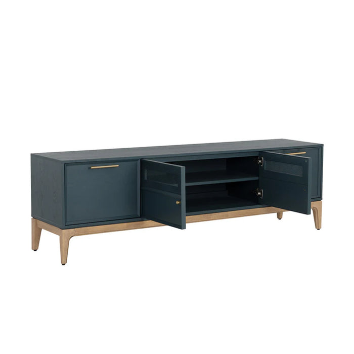 Sunpan Rivero Green Media Console