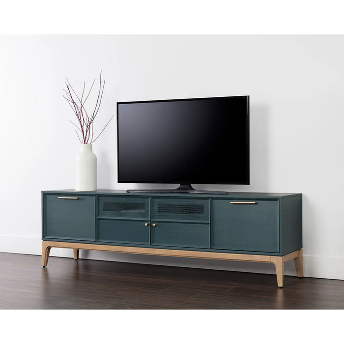 Sunpan Rivero Green Media Console