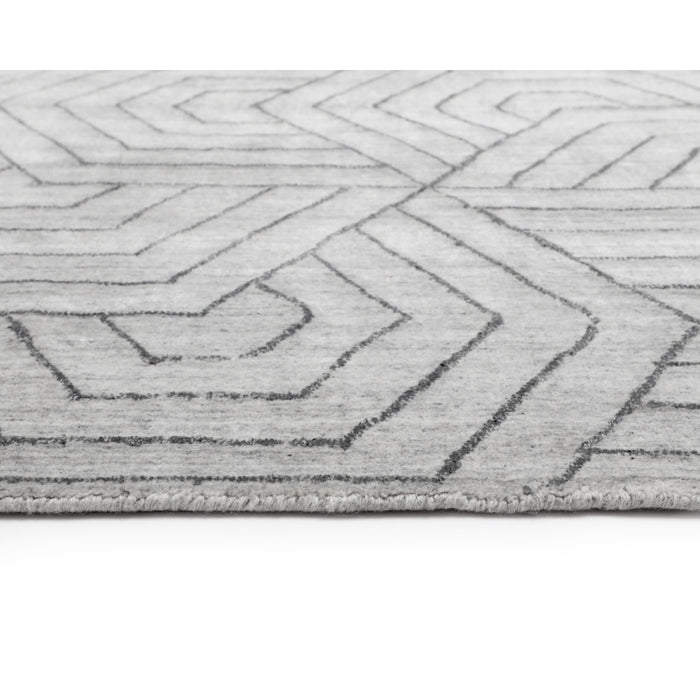 Sunpan Mazey Modern Hand-Loomed Wool Area Rug