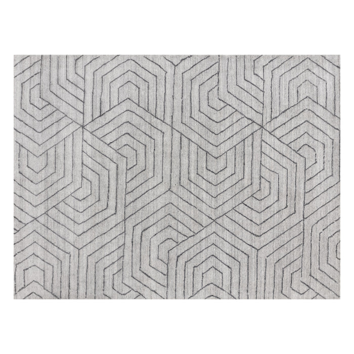 Sunpan Mazey Modern Hand-Loomed Wool Area Rug