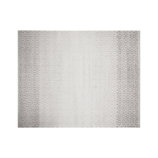 Sunpan Ingrid Hand-Knotted Ombre Light Grey Area Rug