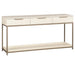 Sunpan Rebel Solid Oak Wood Top Drawers Console Table