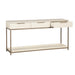 Sunpan Rebel Solid Oak Wood Top Drawers Console Table