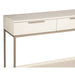 Sunpan Rebel Solid Oak Wood Top Drawers Console Table