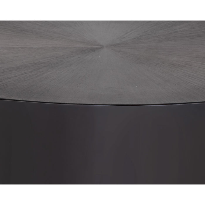 Sunpan Creed Handcrafted Round Aluminum Coffee Table