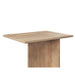 Sunpan Madsen Sustainable Rectangular Oak Wood Side Table 