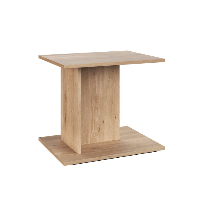 Sunpan Madsen Sustainable Rectangular Oak Wood Side Table 