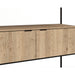 Sunpan Ambrose Sustainable Oak Wood Modular Wall Desk