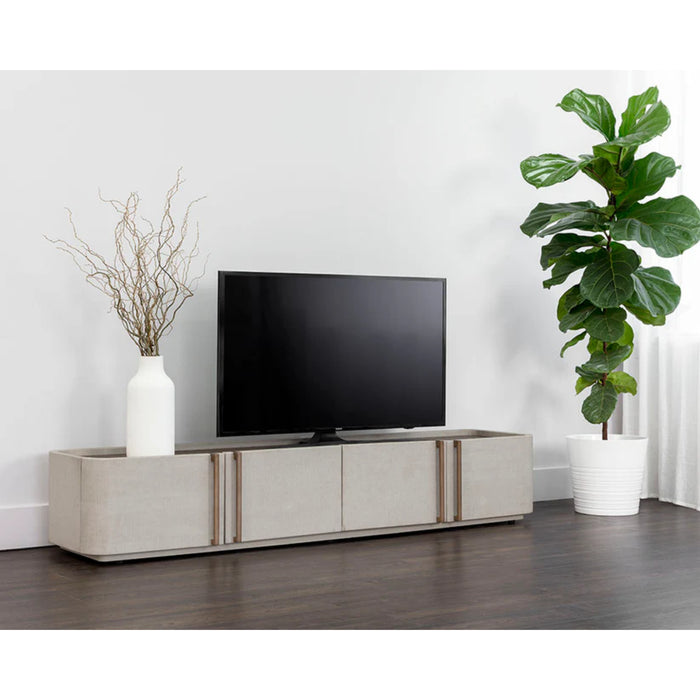 Sunpan Jamille Media Console And Cabinet 