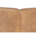 Sunpan Brandi Brown Leather Mid Century Sofa Chaise - Raf 
